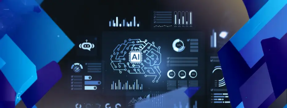 AI search visibility dashboard showing Search Console, GA4 and AI citation metrics